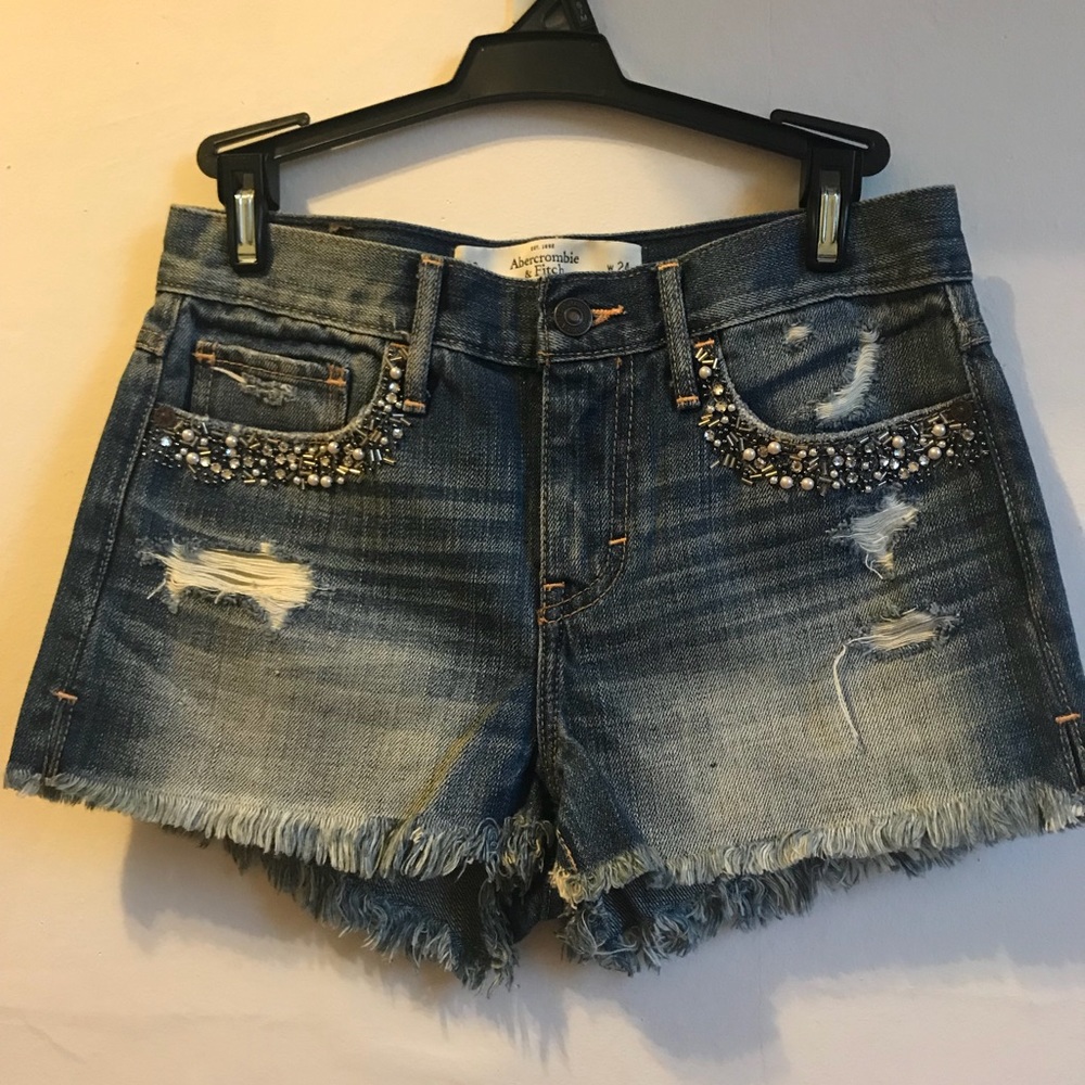 High rise shorts